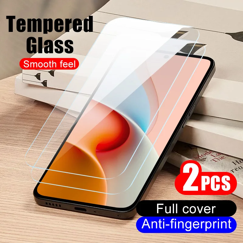 Pellicola In Vetro Temperato 2 Pezzi Per Redmi 12 12C 13C Note 12 Pro Note 12S Note 12 Pro Speed Note 12R Pro Note 12T Pro Note 13 Pro
