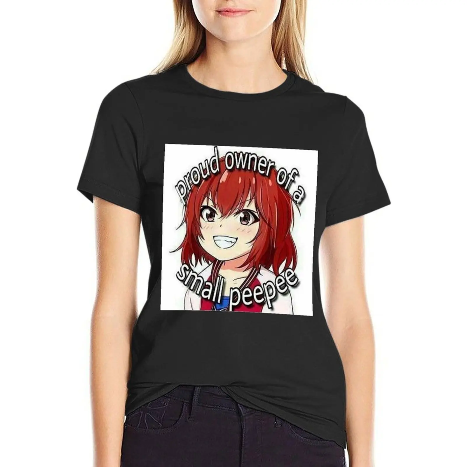 

Proud Owner of a Small Peepee T-Shirt hippie clothes vintage clothes summer tops western t shirts for Women