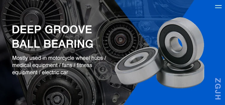 Bearing steel Customized Motorcycle Fans Deep Groove Ball Bearing  6006 6007 6008 ZZ RS 2RS Bearings