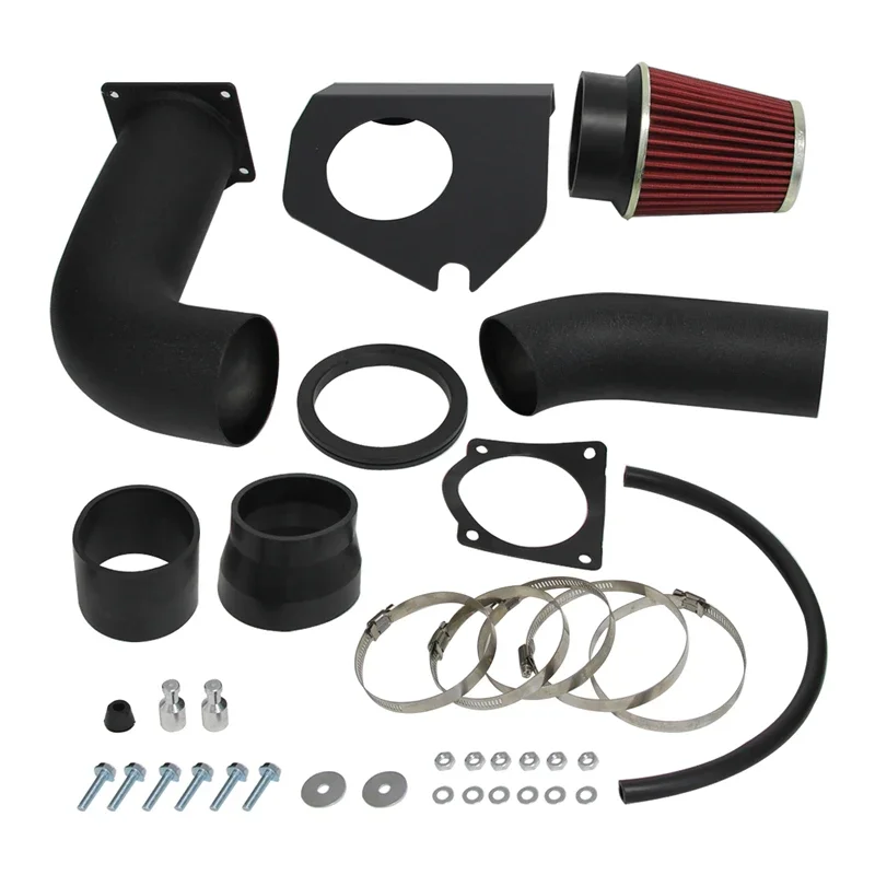 Cold Air Intake Pipe Kit & Air Filter Fits For Ford Mustang 3.8L V6 Engine 1999-2004