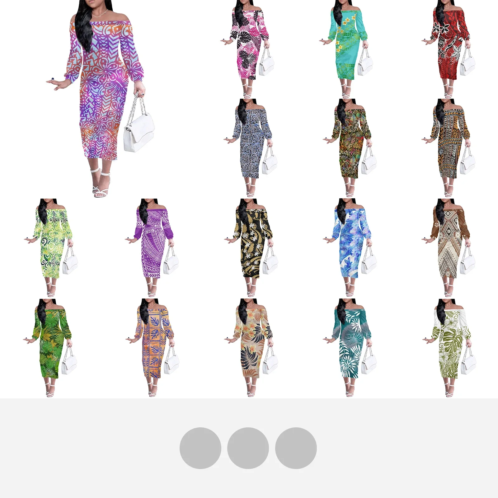 

Женское сексуальное платье до колен, женская одежда, с длинным рукавом, этнический, фиджский тотем, тату, Фиджи принты, элегантный, осень