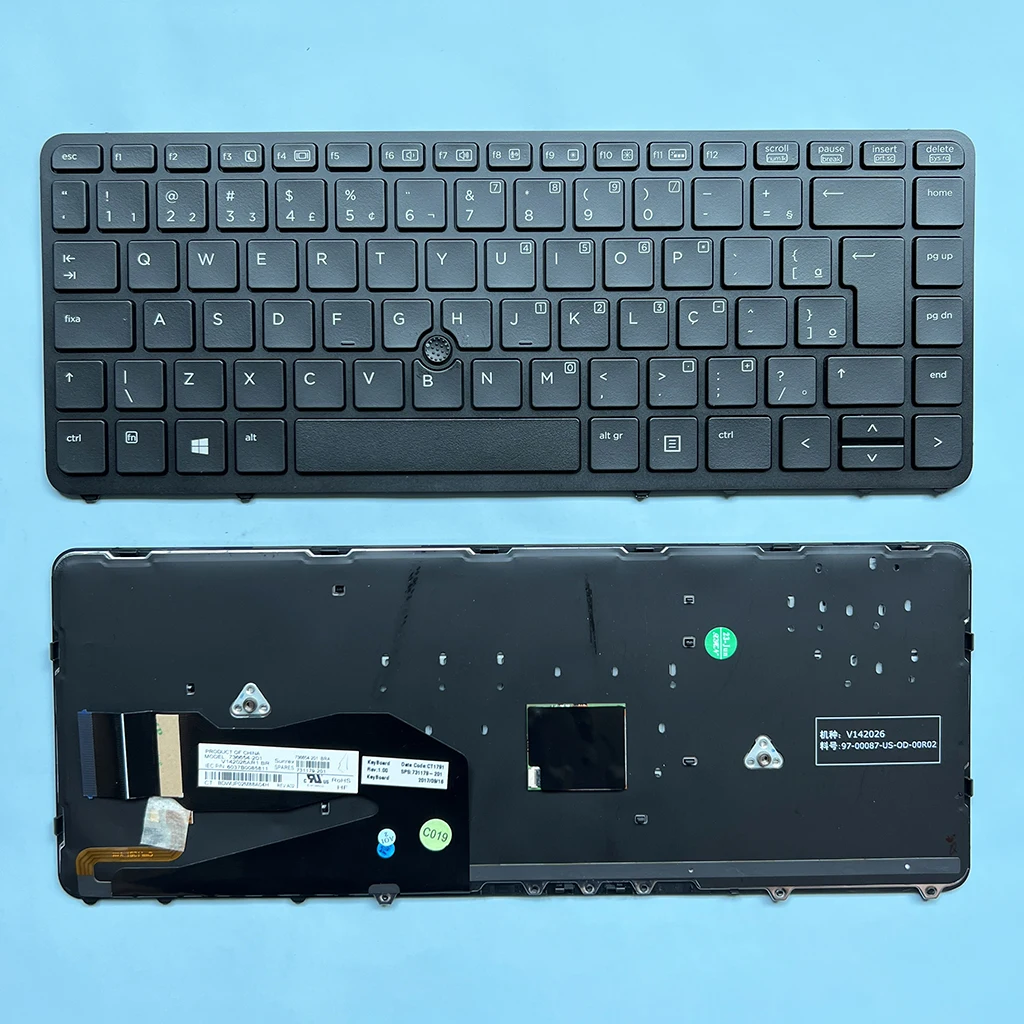 840 G1 Brasiliano Per Hp Elitebook 850 G1 850 G2 840 G2 740 745 G1 G2 Zbook 14 840-G1 850-G1 Punto Retroilluminato