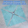 Automatic Opening Closing Fishing Trap Fishing Net Cage Net Steel Wire for Saltwater Seawater Outdoor Fishing Accessories 5