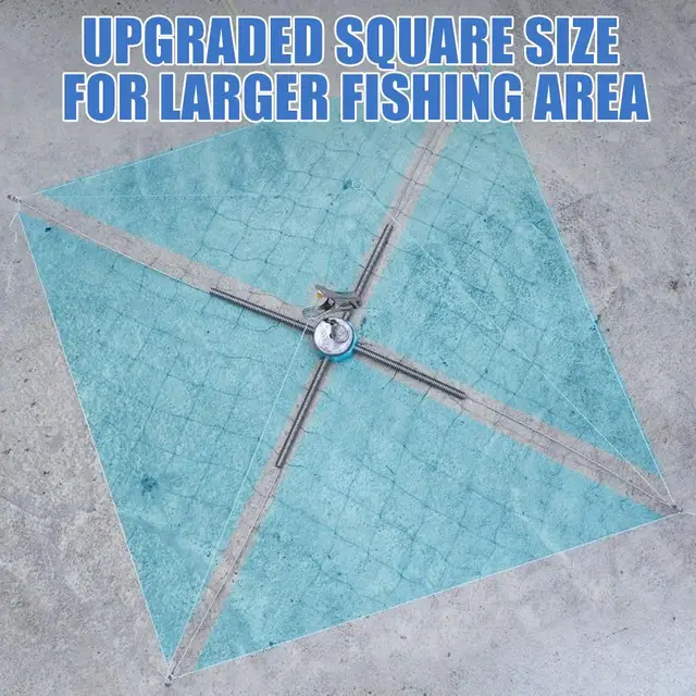 Automatic Opening Closing Fishing Trap Fishing Net Cage Net Steel Wire for Saltwater Seawater Outdoor Fishing Accessories 5