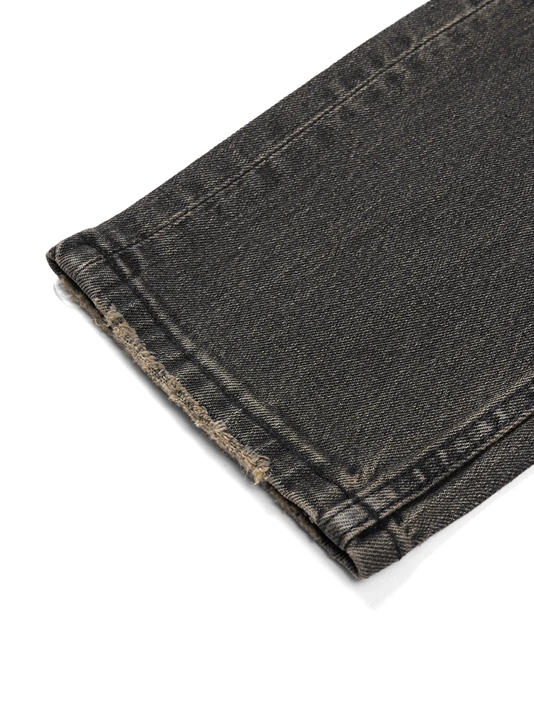 SIMWOOD High Standard Series 2024 Autumn New Slim Tapered 13oz Washed Vintage Jeans Men Plus Size Denim Trousers