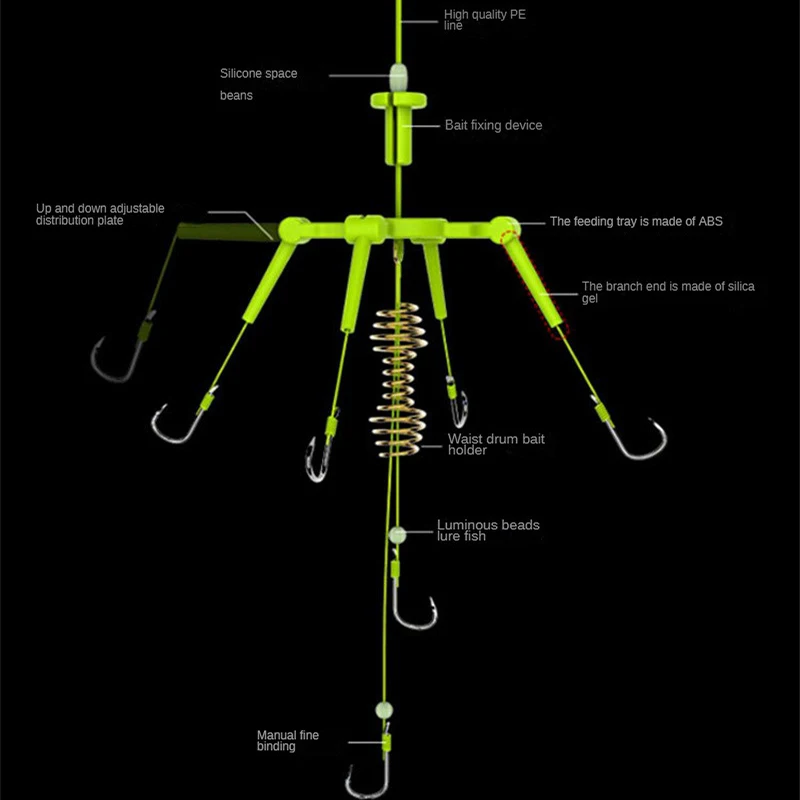 Wire Group Set Choose Scientific Design And Matching Of Materials Single Practical Fishhook Fishing Gear Flip Hook