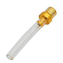 Universal Motorcycle Gas Fuel Cap Breather Hose Tube (White Gold)