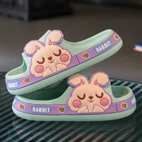 Non-Slip Bathroom Slippers for Men And Women Hotel Home Use Summer Four Seasons Anti-Skid Shower Slippers PVC Bottom Ladies