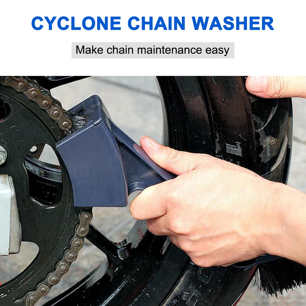 Motorcycle Mountain Bike Bicycle Scooter Double-end Chain Cleaning Brush Cycle Chain Detailing Brush Motorbike Clean Tool