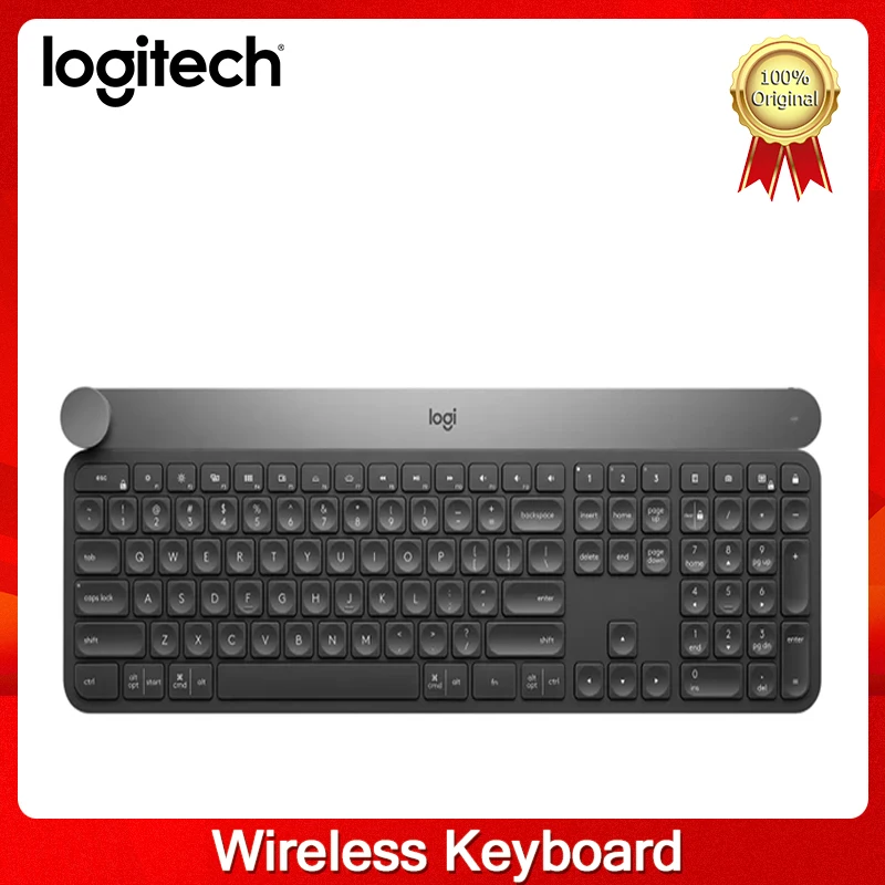 Hen imod Fremmed Præferencebehandling Logitech Craft Wireless Keyboard 108keys Smart Control Knob Connection  Multi-device Connection Switch Dark Gray - Keyboards - AliExpress