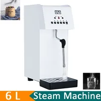 Electric 6L Espresso Coffee Milk Froth Maker Steam Machine Commercial Professional Intelligent Milk Frother Steam Machine Boiler 1