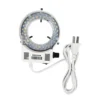 LED Ring Light Illuminator Adjustable Lamp Industry For Binocular Trinocular Microscope  Stereo Industrial Lens Camera Magnifier 2
