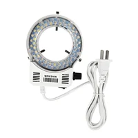 LED Ring Light Illuminator Adjustable Lamp Industry For Binocular Trinocular Microscope  Stereo Industrial Lens Camera Magnifier 2