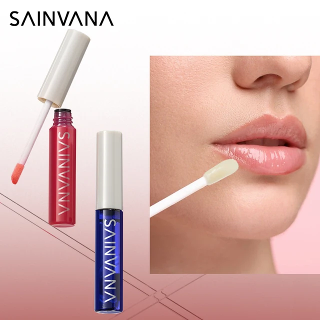 SAINVANA Hydrating & Plumping Lip Gloss Lip Repair Ointment with Vitamin Moisturizing Lip Balm Pack Natural Origin Conditioning