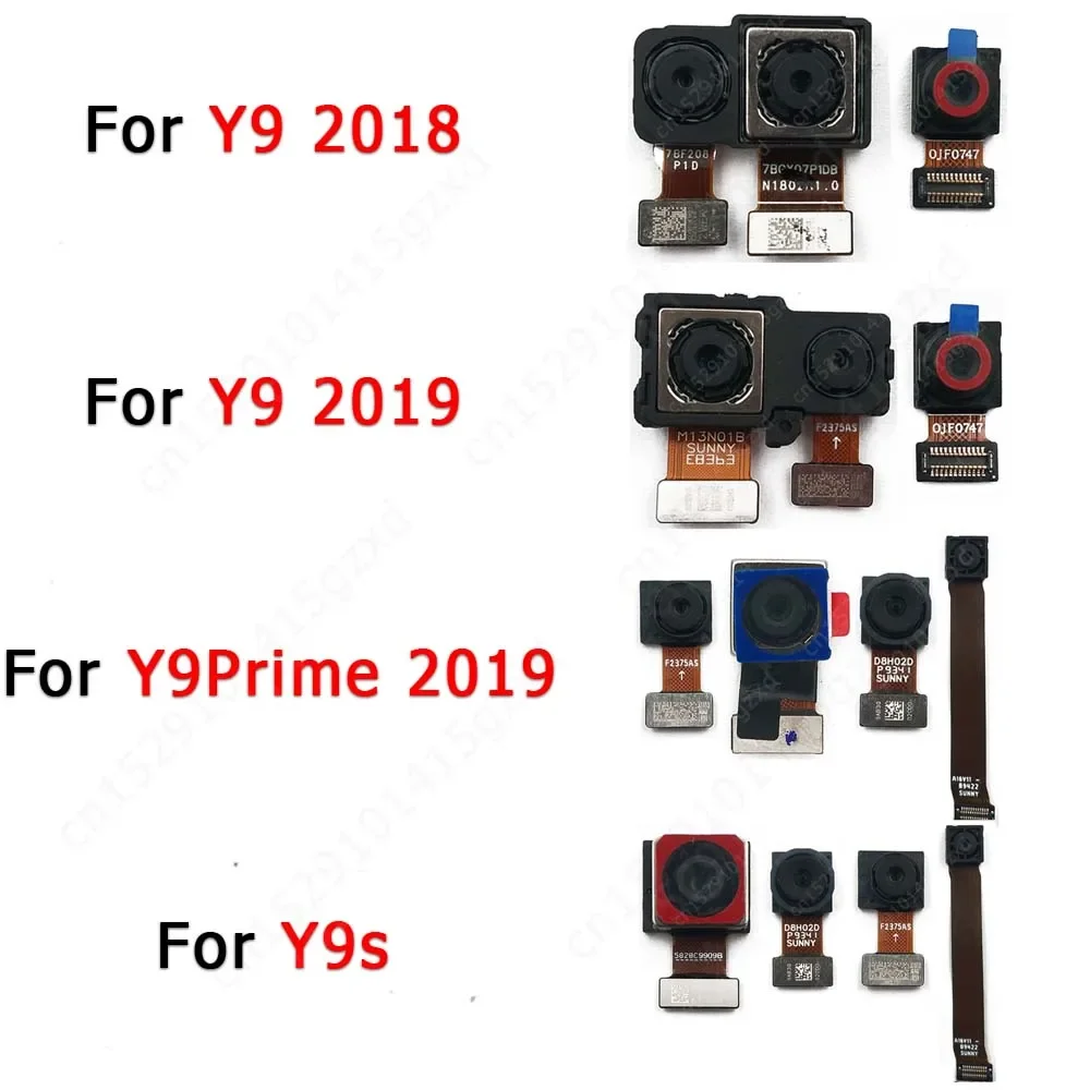 

Front Back Camera For Huawei Y9 Prime 2019 2018 Y9s Frontal Facing Backside Rear Selfie Camera Module Flex Spare Parts