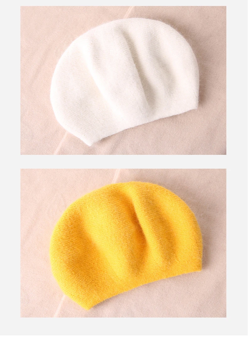 Autumn and Winter Japanese Rabbit Hair Hat Children's Outdoor Korean Edition Versatile Knitted Beret Warmth Ear_voghion.com