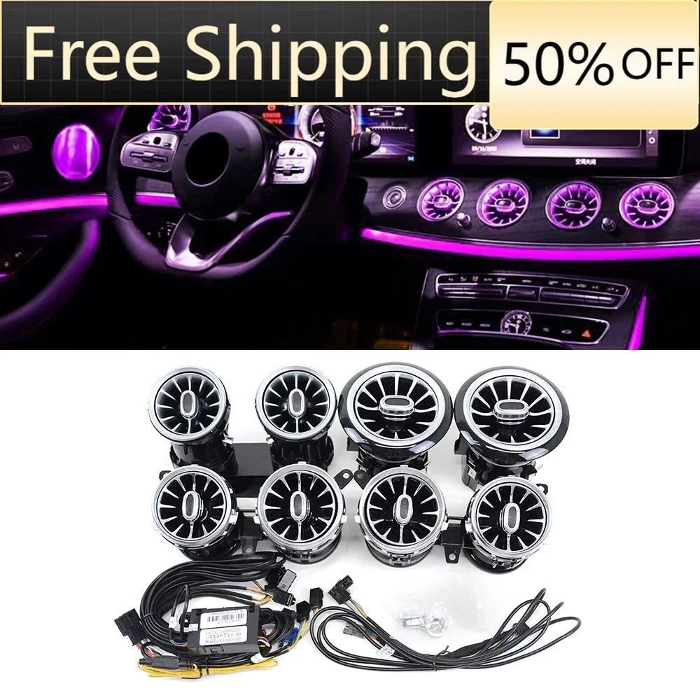 

Car LED 3/64 Color 3D 4D Rotating Tweeter Speaker For Mercedes Benz W213 E Horn Ambient light Retrofit kit Atmosphere Lamp