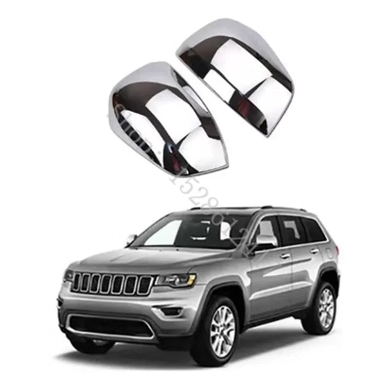 

For Jeep Grand Cherokee 2011-2022 car accessories Chrome Reverse mirror cover Rearview Side Door Mirrors Cover Trim styling