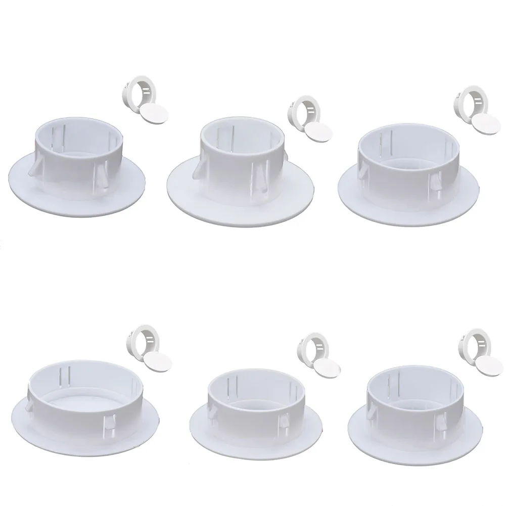 Wall Hole Cover 40 To 100mm Decor Cap Plastic Plug For Air Conditioning wall hole cover