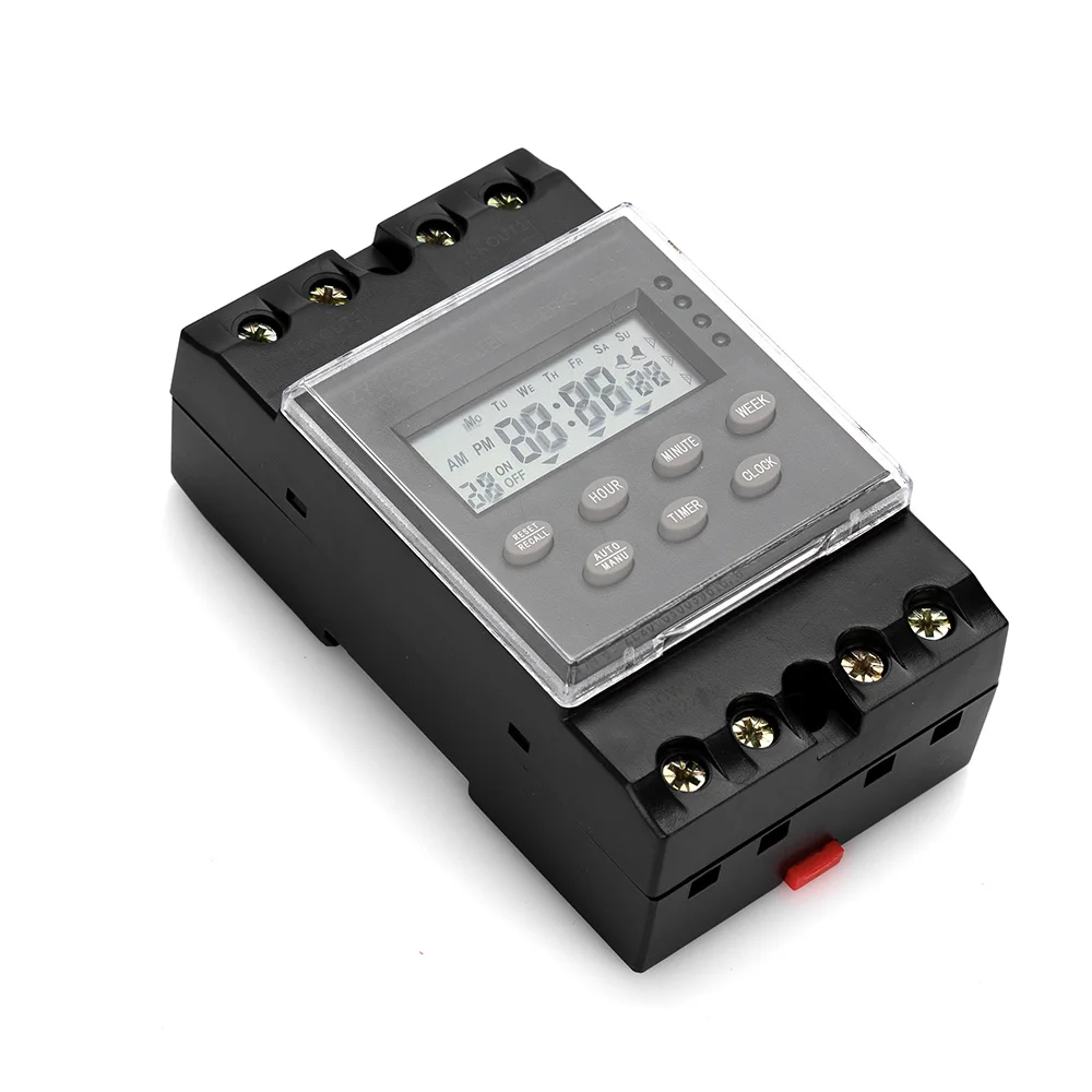 ManHua MT16G-3a Electronic Programmable Time Switch 220VAC 25A 3 Channels Digital Timer Timer Switch Time Relay Din Rail Mount 6
