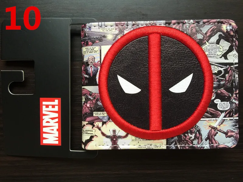 thumbnail image 1 of Deadpool-cartera de piel sintética con bolsillo para monedas para jóvenes, monedero de diseño genial, 1 of 5