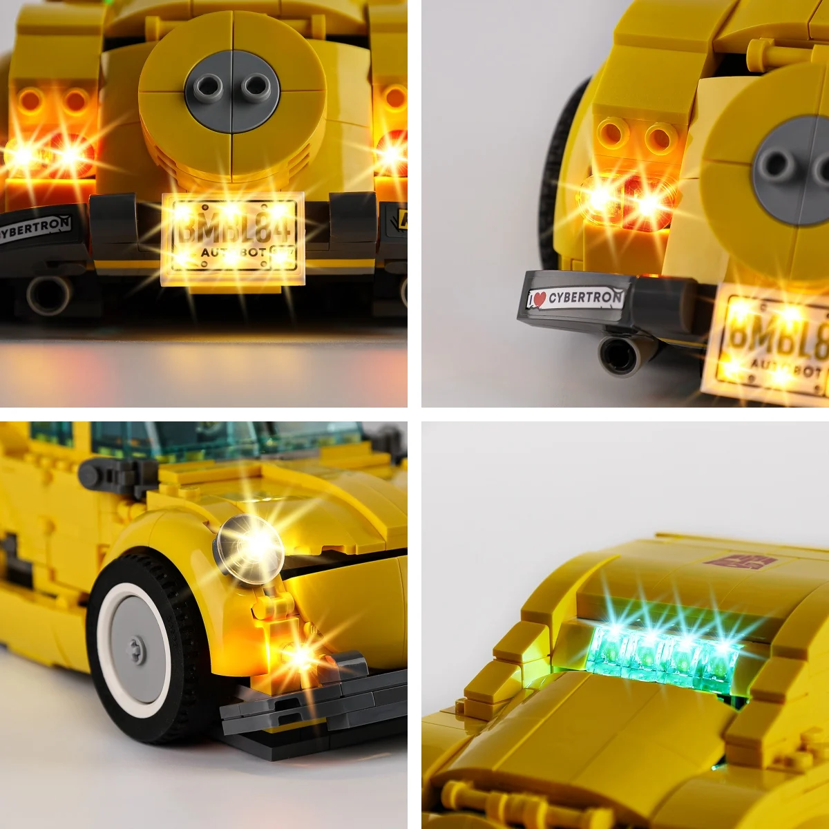 EASYLITE LED Lighting Kit for Bumblebee 10338 Building Blocks Not Include The Model 6
