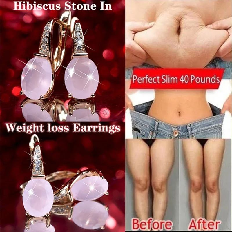 Cubic Zirconia Therapy Earring Cubic Zirconia Slimming