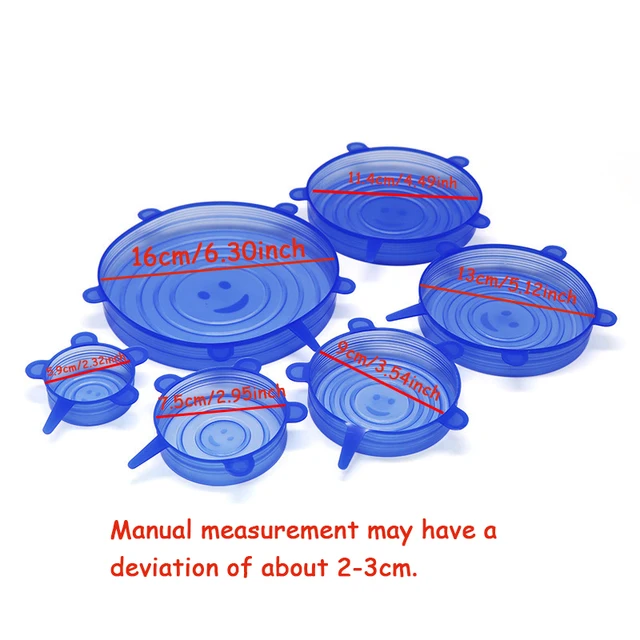 6-Piece Silicone Stretch Lids 5