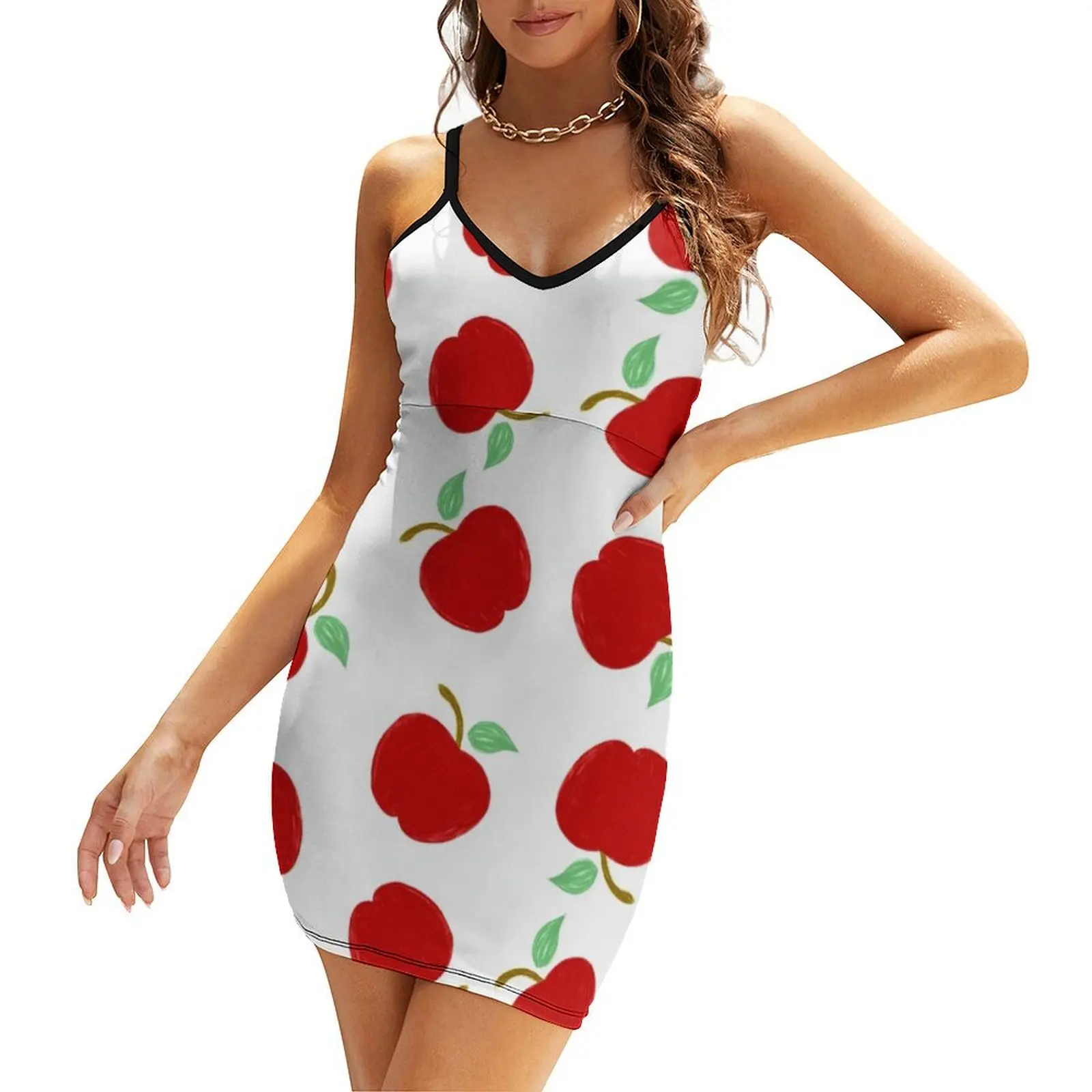 

Cute Apples Sling Dress dress women summer 2024 Female dress Female clothing for pregnant women