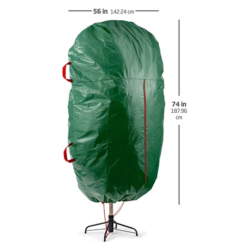 Custodia Porta Albero Di Natale 3-9 Ft – Borsa Verticale In Tessuto Oxford, Antipolvere E Antiurto