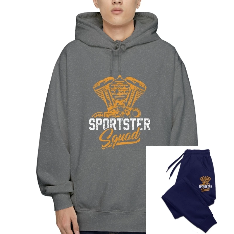 

Sportster Squad New Men'S Pullover Authentic Super Classic Game Warm Sweatshirt Sweatshirt Hoodie Winter SweaHoody Sweatshirt Ho