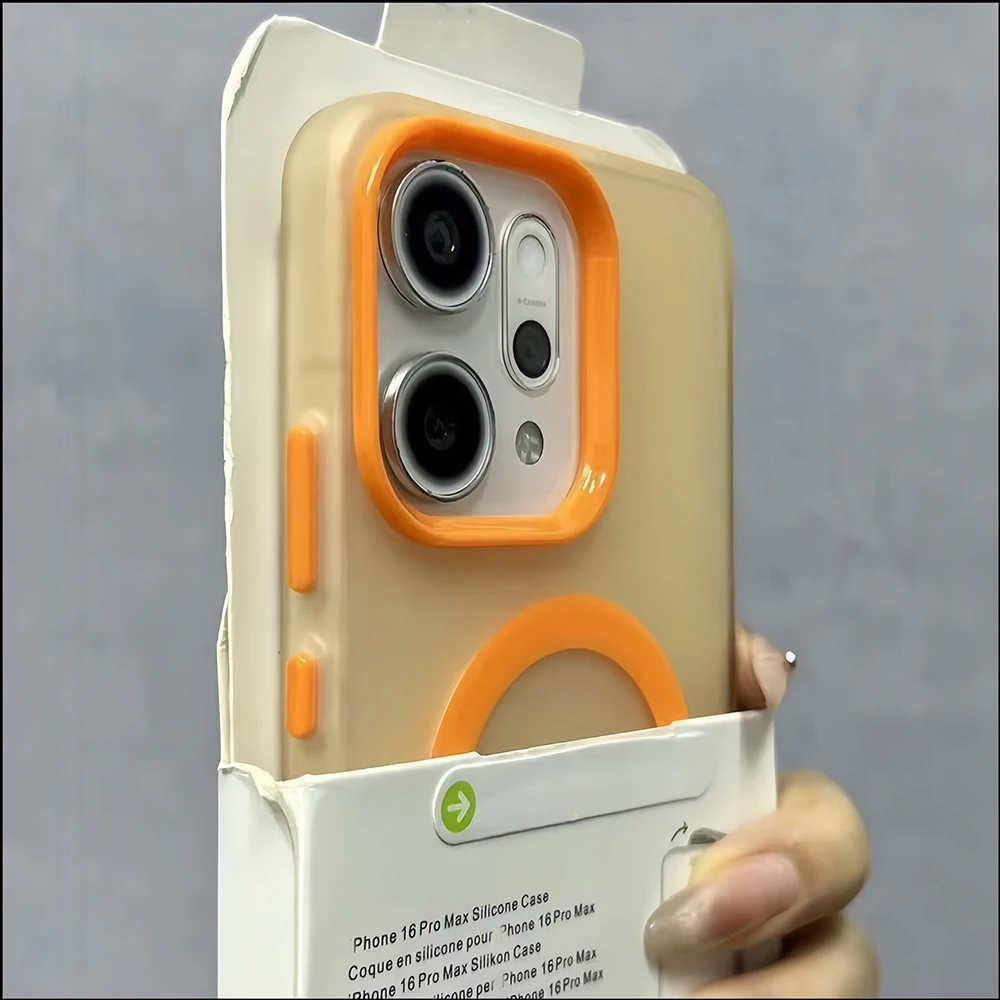 Matte Candy Magnetic Phone Case with Magsafe Wireless Charging and Shockproof Protection