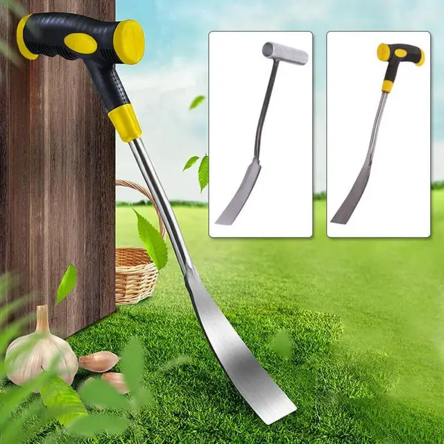 Kertészeti Zsarnok -Transzplanter Gyomnövény Kézi Lapát Kézzel Szerszámok Ergonómikus Fogantyú Szénacél Nagy Teherbírású - Image 2