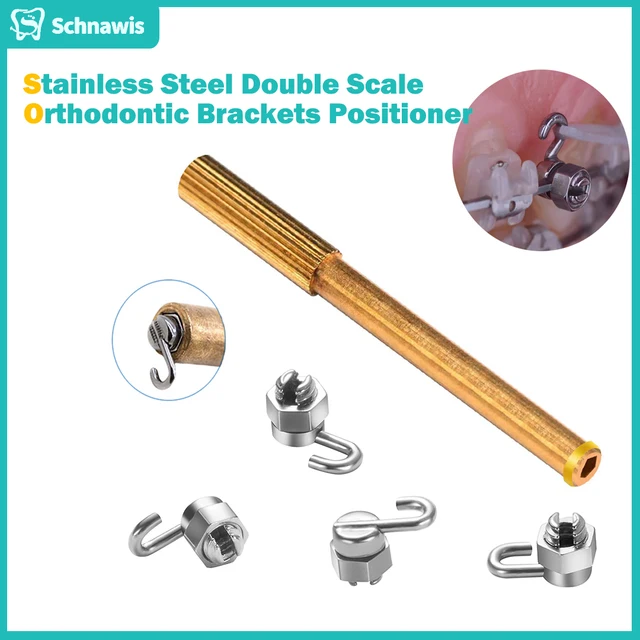 10Pcs Dental Orthodontic Crimpable Hook Sliding Ball Hooks Crimpable Hook Stop Locks Removable/Activity Fixed on ArchWires Brace