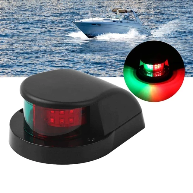 Upgraded Boat Navigation Light Marine Navigation Lights Bow Light for Boats  Led Plastic used for Pontoon & Small Boat - AliExpress