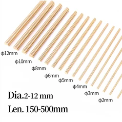 Multisize Brass Round Rods for DIY Projects - Versatile Circular Wire Tubes for Crafting & Machining