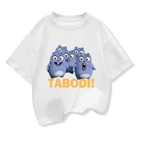 Vêtements pour enfants Grizzy et les Lemmings Tabodi graphique T-Shirt à manches courtes 3-12 ans enfants garçons col rond hauts amples T-Shirt 4