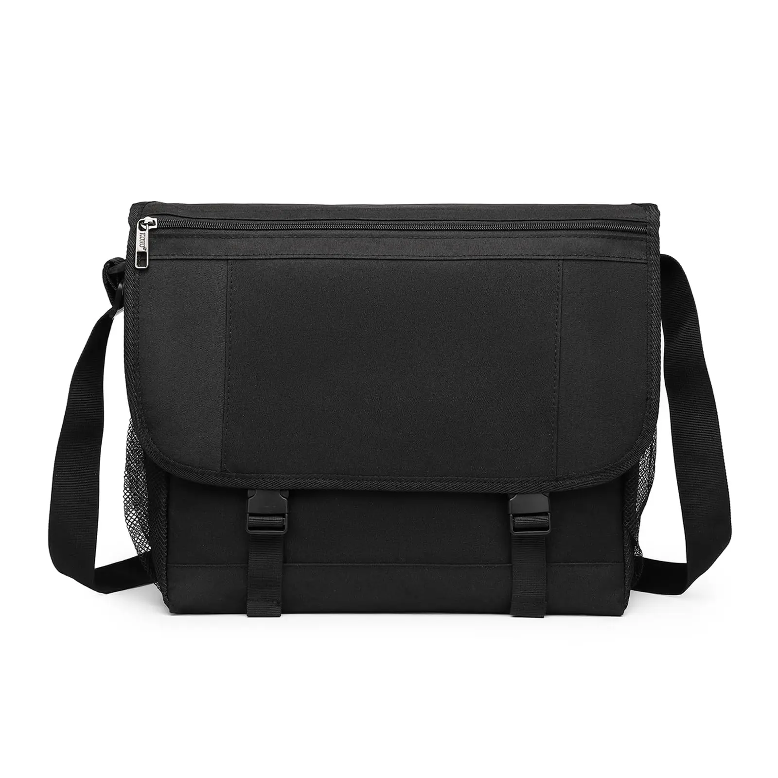 KONO Sac à bandoulière pour ordinateur portable pour homme-15,6" étanche et antivol, affaires et voyages