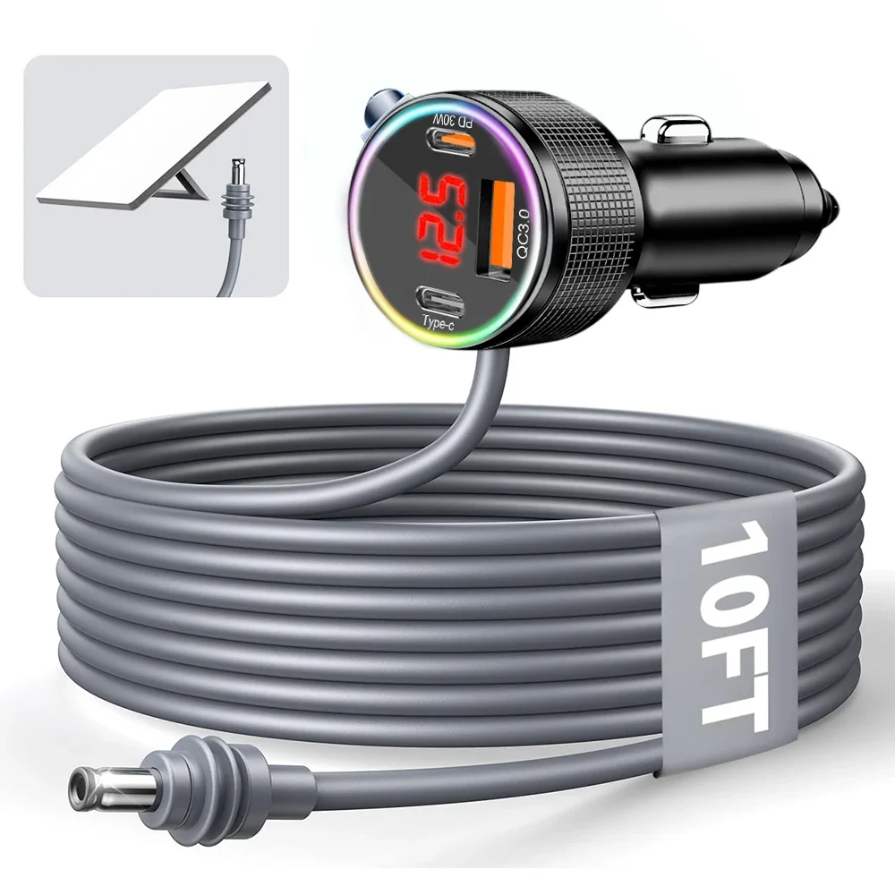 스타링크 미니 시거잭 어댑터용 3IN1 차량용 전원 코드 12V-48V 플러그 앤 플레이 (자동차, RV, 보트용) 3M 케이블 차량용 액세서리