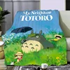 Cartoon Printed Blanket Picnic Blankets Warm Blanket Soft and Comfortable Blanket T-TotoroS Home Travel Birthday Gift 1