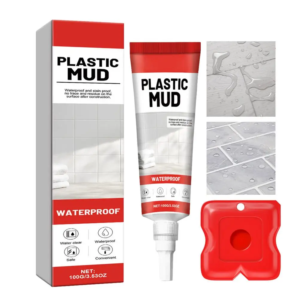 Description Picture 2 of itemWhite Tile Grout Repair 100g Grout Paint Filler With Spatula Tile Grout Sealant For Bathroom Kitchen