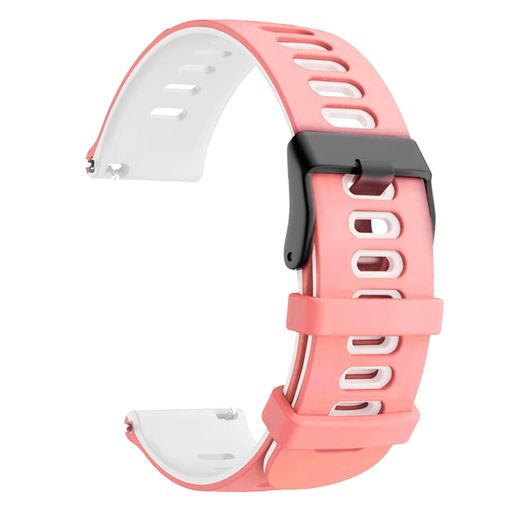 Silicone Sports Strap - 20mm/22mm, Ocean Race Design