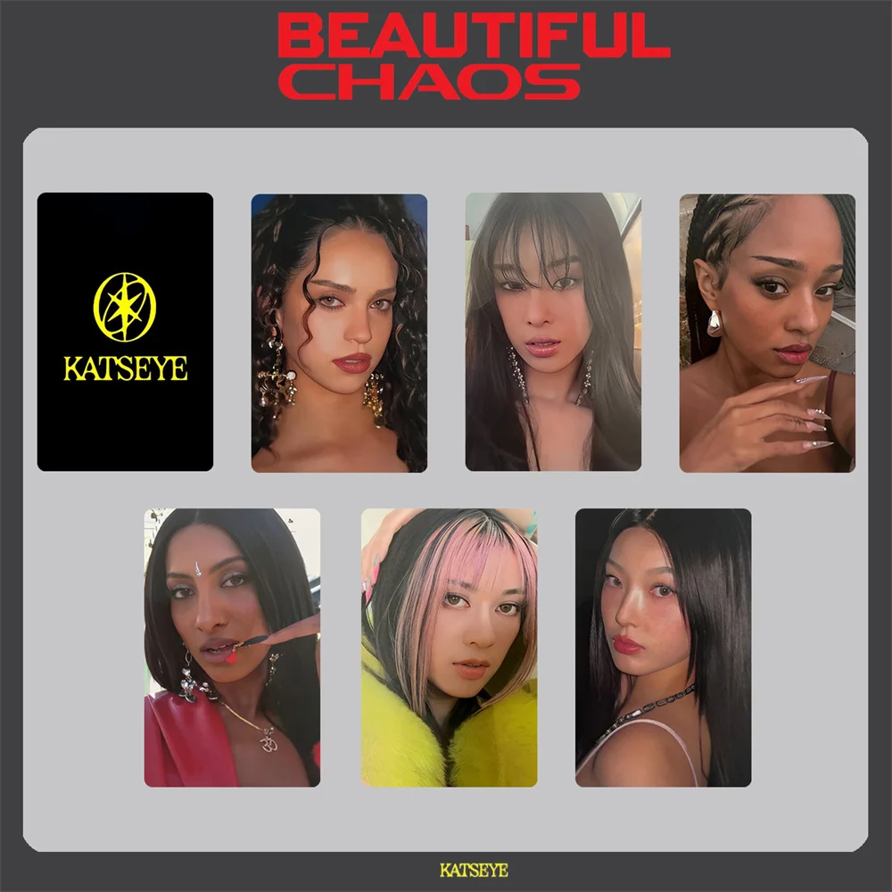 KATSEYE TOWER Special Card BEAUTIFUL CHAOS Album Photocards Double