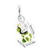 Kawaii Sea Turtle Keychain Wearing Hat Cute Animal Plush Key Chain Adorable Mobile Phone Wallet Car Bag Pendant Children Gift 6