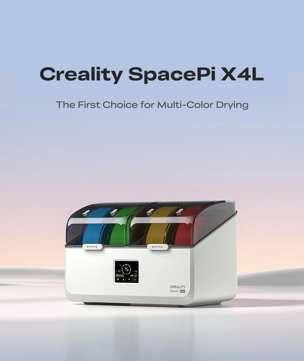 Creality Space Pi Filament-Trockner/Dryer Plus/SpacePi X4L Trocknung von 1-4 Verbrauchsmaterialien für 3D-Drucker 360 ° C Heißluft-Upgrade-Teil – Detail 26