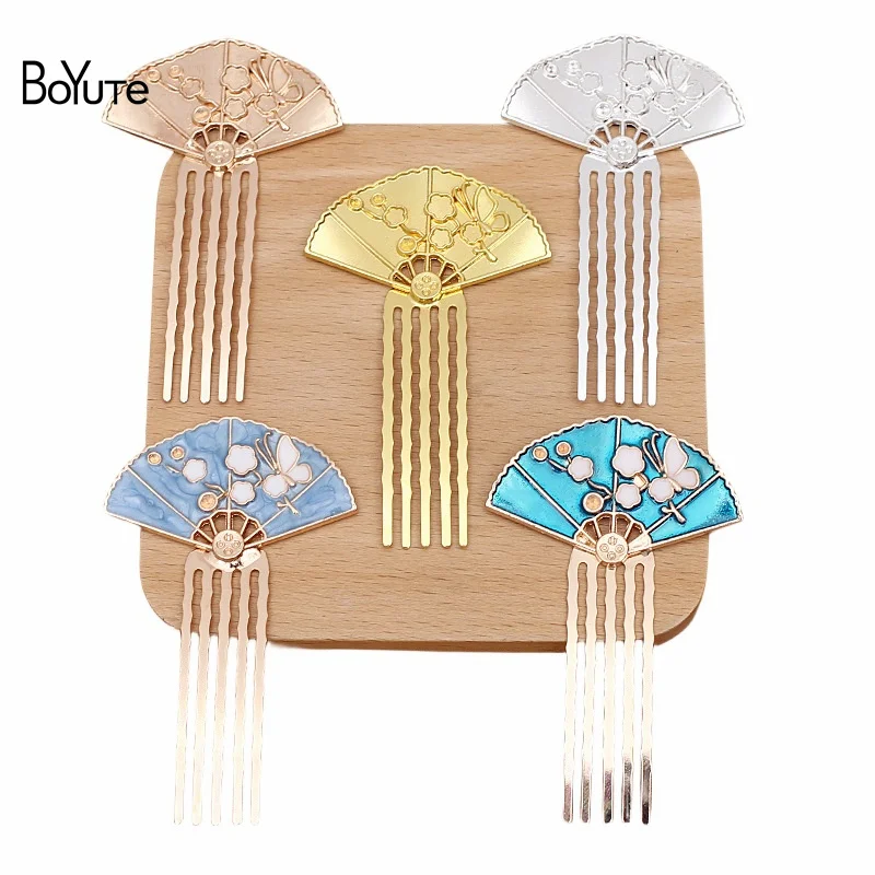 

10 шт./партия, металлические гребни для волос, 27 х45 мм