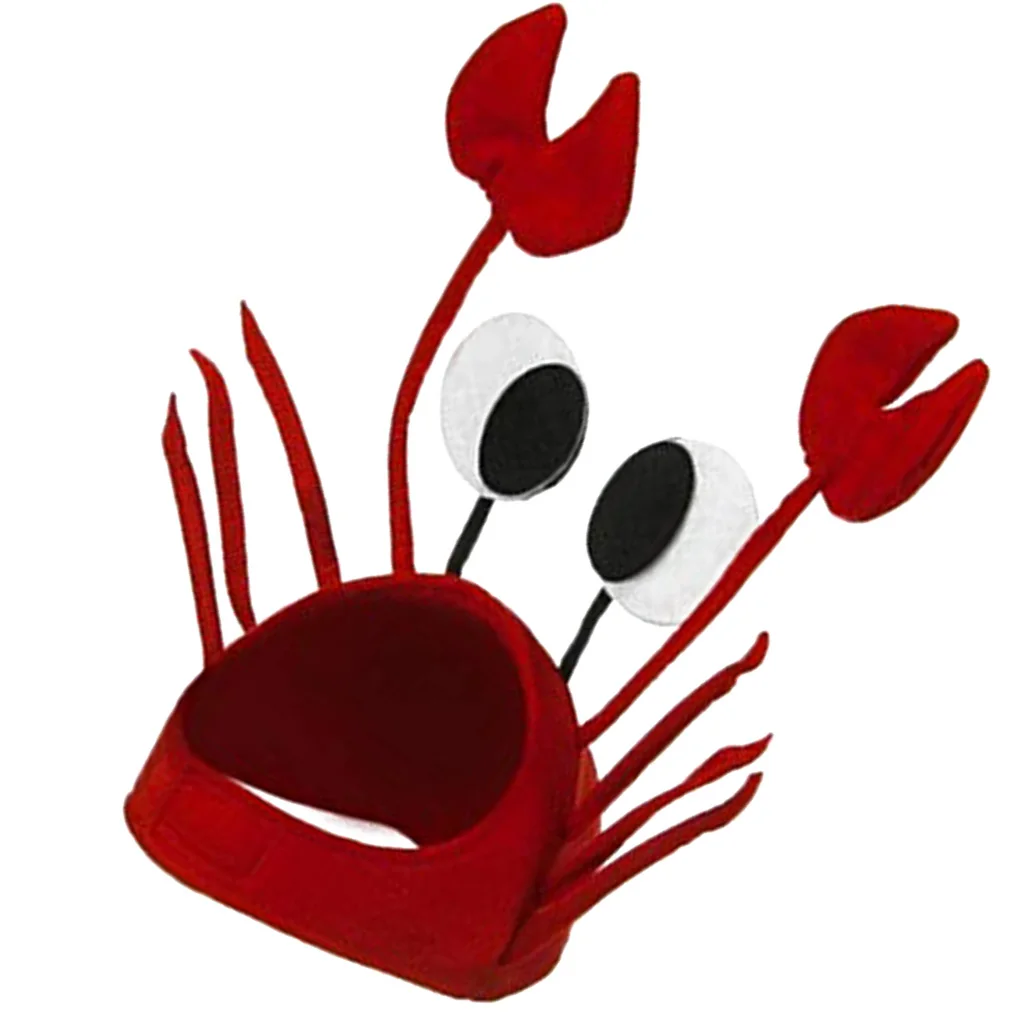 Costume Crab Hat Dressing Adorn Girls Boys Holiday Props Interesting Party Supplies Headwear Decor Christmas Gifts cosplay hat