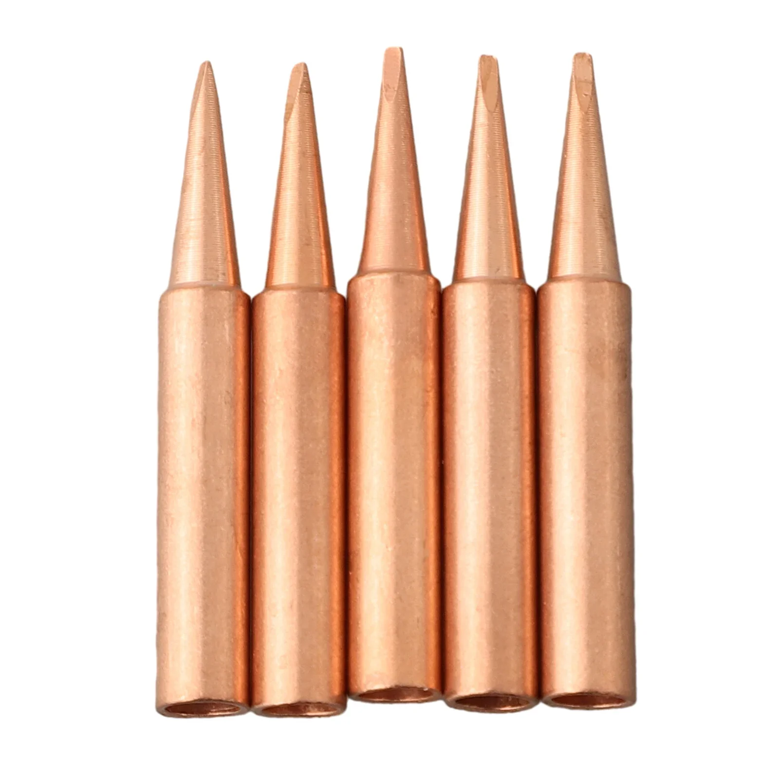 5pcs Pure Copper 900M-T Soldering Iron Tip Electric Tin Tip Soldering Iron Supplies