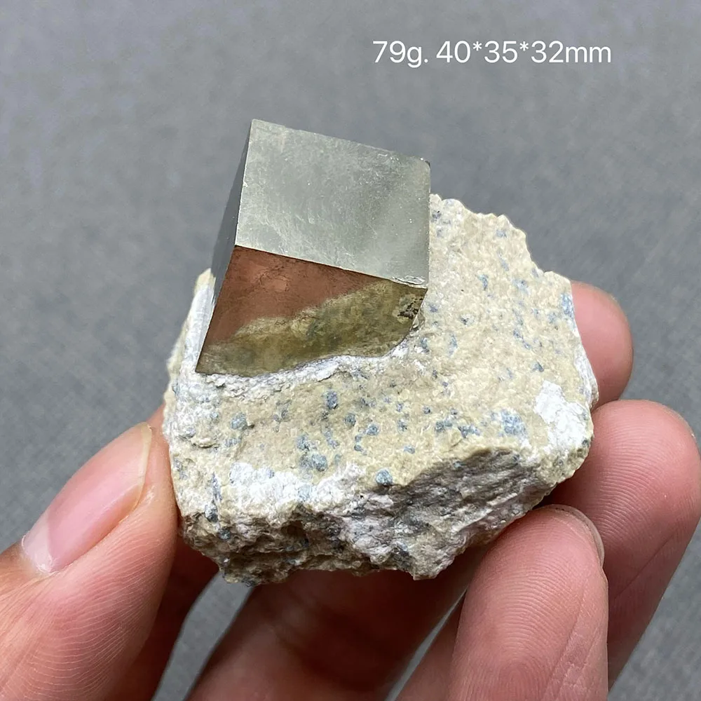 100% natural Spanish Cuboid and cube pyrite mineral specimen stones and crystals healing crystals quartz gemstones