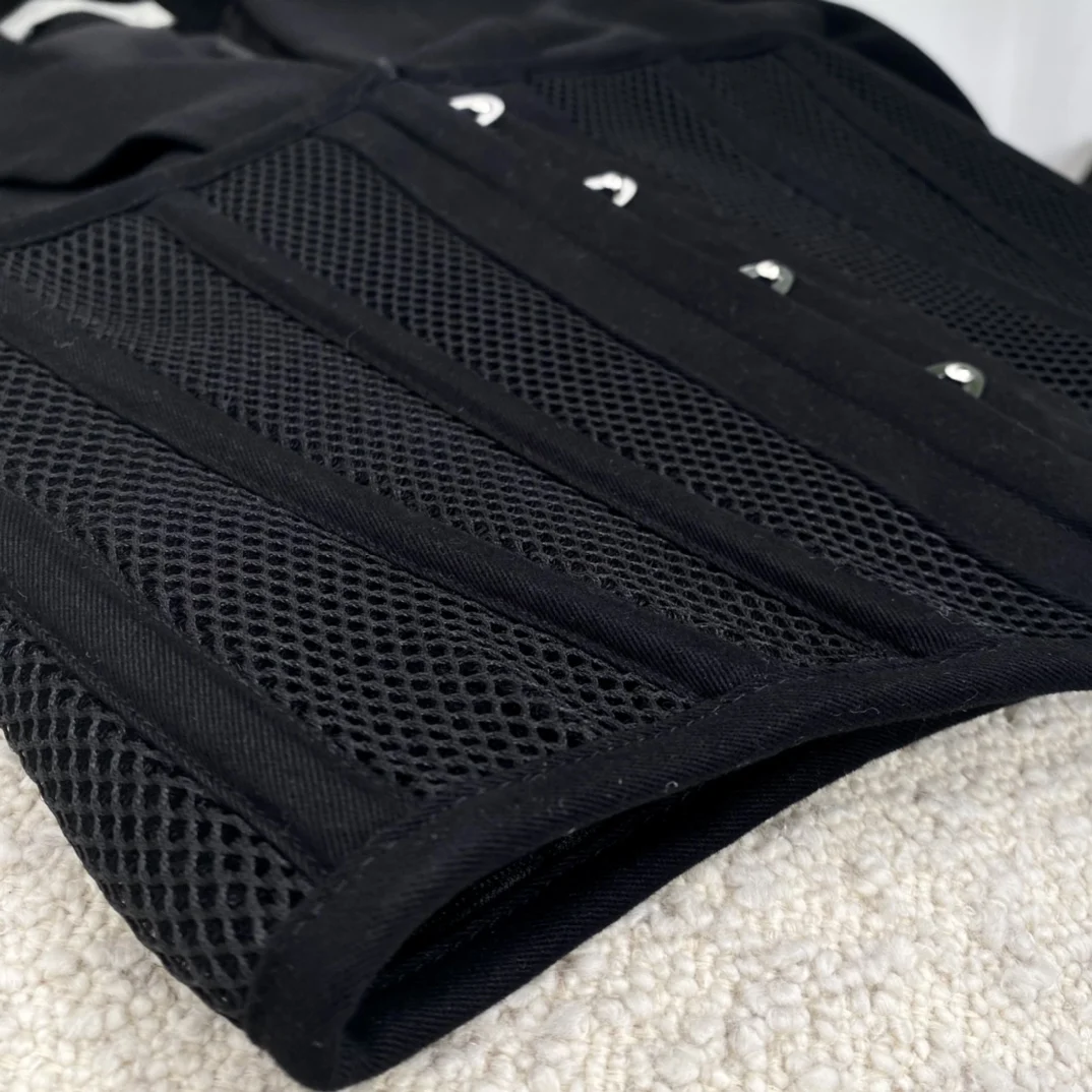 Black White 2024 New Design Sexy Notched Hollow Out Mesh Fishbone Straps Delicate Lace Women Spring Summer Blazer